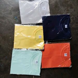 Combo Of 5 Brand New Tshirt