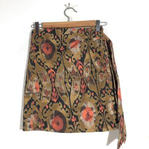 Multi Colour Printed Wrap Around Skirt (Women’s)