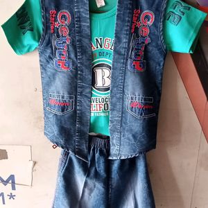 New Denim Suit For Boy Kids