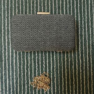 Jacquard Box Clutch