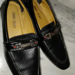 Elevate ur style with Premium Black Leather Shoes