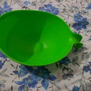 Plastic Rice Wash Bowl With Handle