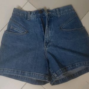 Blue Denim Shorts...