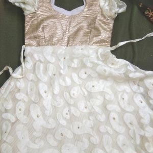 Half White Frock, Part wear