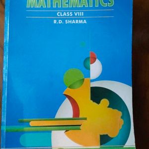 Mathematics- R.D. Sharma, Class 8