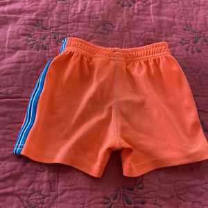 Kids Dryfit Shorts - Orange