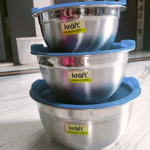 3 Pcs Serve And Storage Set