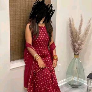 Kurti With Sharara And Dupatta