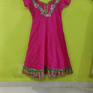 Anarkali Red Rose