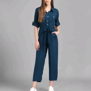 Peacock Green Colour Jumpsuit