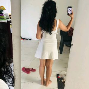 Mini Off White Dress