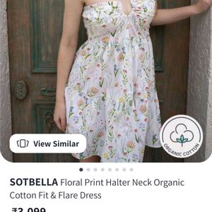 New Sotbella Brand Fit And Flared Dress