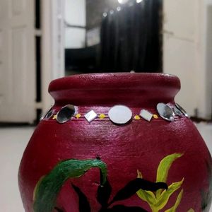 Handmade Self Painted Pot