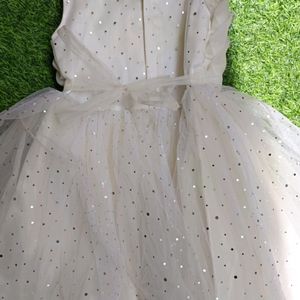 Beautiful Princess Frock White