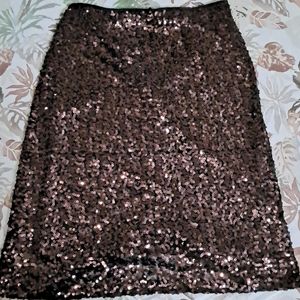 Sequin Party Midi Skirt