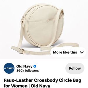 Beige Leather Sling Bag