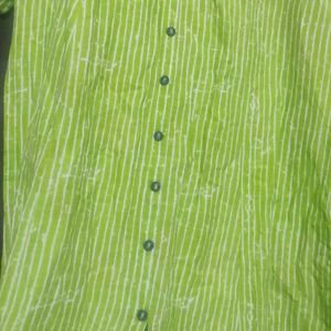 Fluorescent Green Kurti For Girl Or Woman 38 Bust