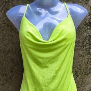 SEXIEST LIME GREEN COLOUR BODYCON