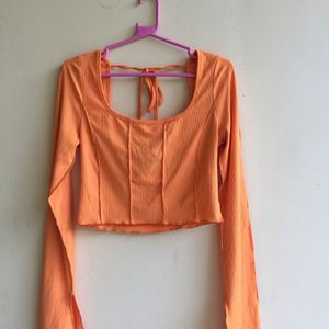 Orange Shein Top