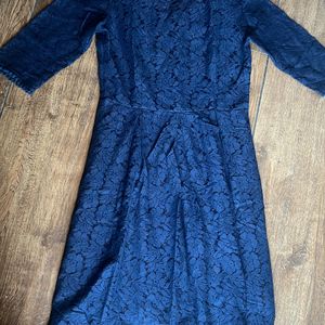 Lace Dress 👗 Dark Blue- Small to Medium