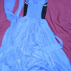 Girls Blue Partywear / Festive Dress