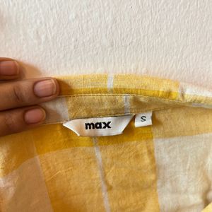 Max Yellow Kurta For Girls Ladies