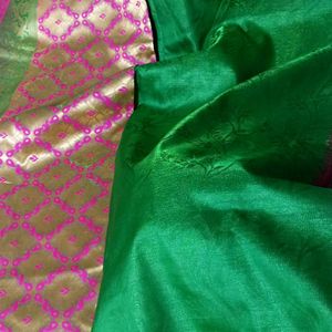 Magenta Green New Saree 💕