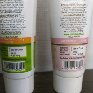 Mamaearth Face Wash & Daily Glow Cream Pack Of 3