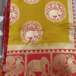 Durga Puja Special Kanjivaram Saree