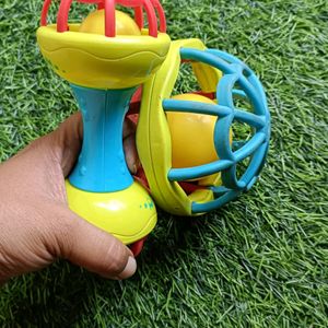 Ball With Rattle Toys For Kids Infants