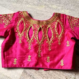 Pink Color Readymade Blouse