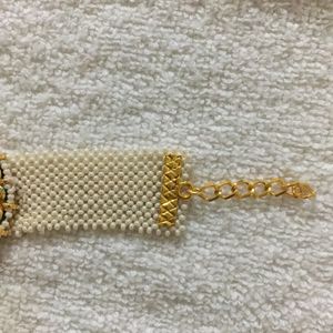 Kundan Moti Bracelet