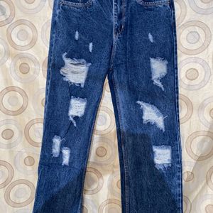 Jeans scrapped pant