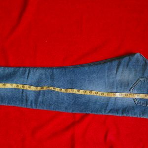 Blue Mid Rise Jeans(Men)