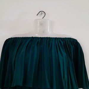 Dark Sea Green Casual Top (Women's)