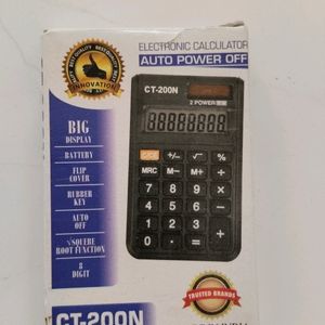 pocket calculator with cover