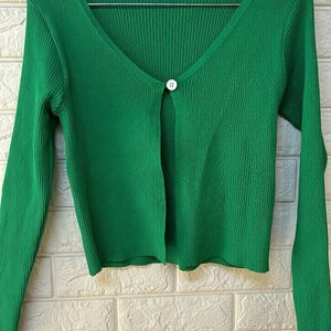 Imported Green Top/Cardigan💚