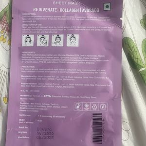 Sheet Mask And Face Pack