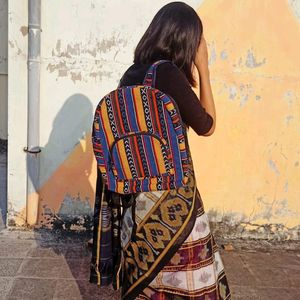 Backpack Hand-crafted By Natural Fabric