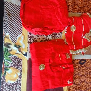 Karva Chauth Special Gota Patti Suit