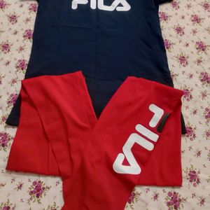 Red Active Wear From Fila