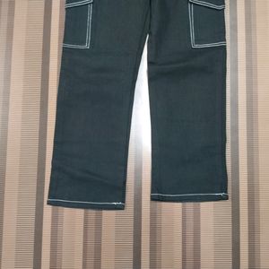 U-35 Size 26 Cargo Straight Women Denim Jeans