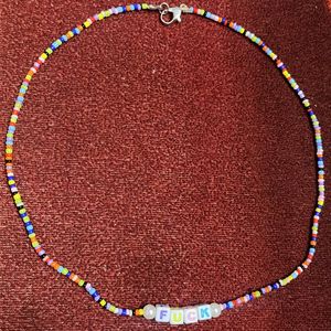 Handmade Multicolor Bead Neckpiece