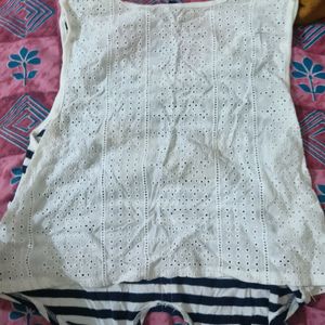 A White Sleeveless Top