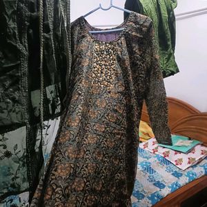 Pretty Green Kurta Palazzo Set