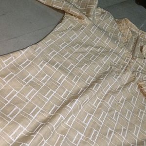 Tan (Cream) Kurti