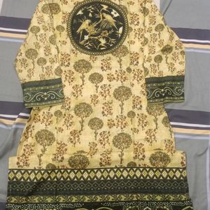 Printed Kurti With Plazao