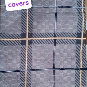 Cotton Bedsheet + 2 (Cushions + Pillow Covers)