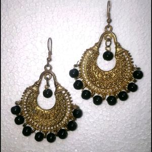 3 Beautiful Big Size Ghumkas And Earrings Combo