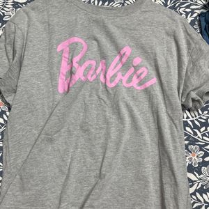 H&M Grey Barbie Tshirt